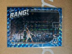 Stephen Curry [Reactive Blue] Basketball Cards 2020 Panini Mosaic Bang Prices