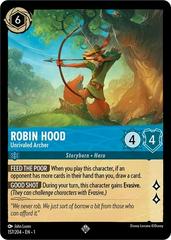 Robin Hood - Unrivaled Archer [Foil] #157 Lorcana First Chapter Prices