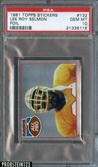 Lee Roy Selmon [Foil] Football Cards 1981 Topps Stickers Prices