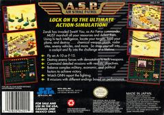 Back Cover | A.S.P. Air Strike Patrol Super Nintendo