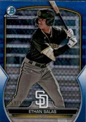 Ethan Salas [Blue] #BDC-1 Baseball Cards 2023 Bowman Draft Chrome Prices