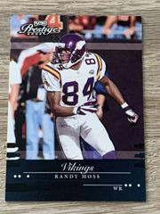 randy moss #83 Football Cards 2002 Playoff Prestige Prices