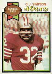 O.J. Simpson [Cream Colored Back] Football Cards 1979 Topps Prices