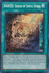 WANTED: Seeker of Sinful Spoils AGOV-EN054 YuGiOh Age of Overlord Prices