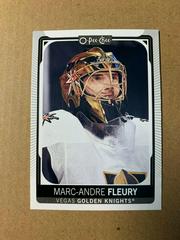 Marc Andre Fleury [Head Shot] Hockey Cards 2021 O Pee Chee Prices