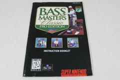 Bass Masters Classic Pro Edition - Manual | Bass Masters Classic Pro Edition Super Nintendo