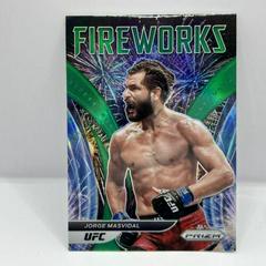 Jorge Masvidal [Green] Ufc Cards 2022 Panini Prizm UFC Fireworks Prices