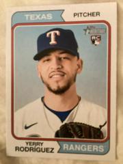 Yerry Rodriguez Baseball Cards 2023 Topps Heritage Prices
