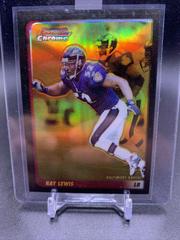 Ray Lewis [Gold Refractor] #6 Football Cards 2003 Bowman Chrome Prices