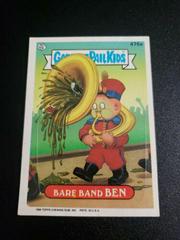 Barf Band BEN #476a 1988 Garbage Pail Kids Prices