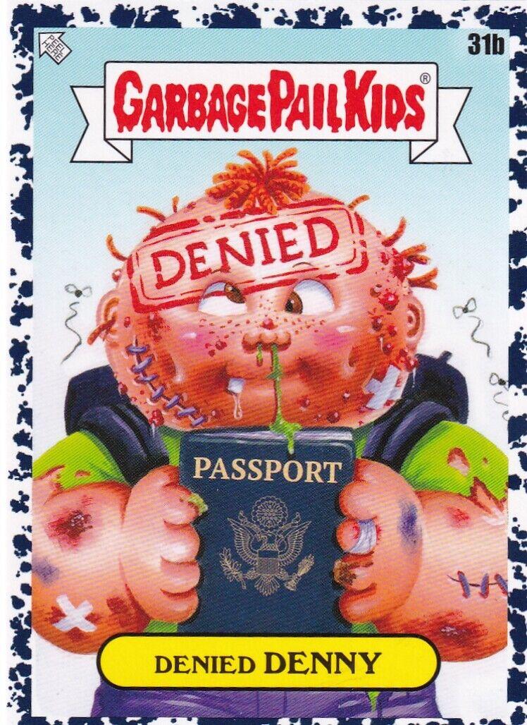 Denied DENNY [Black] #31b Garbage Pail Kids Go on Vacation