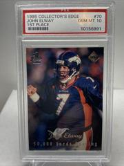 John Elway #70 Football Cards 1998 Collector's Edge 1st Place Prices