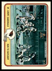 St. Louis Cardinals [Run to Daylight] #45 Football Cards 1981 Fleer Team Action Prices