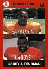 Barry Sanders, Thurman Thomas #78 Football Cards 1991 Collegiate Collection Oklahoma State Prices