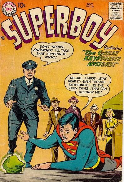 Superboy #58 (1957) Comic Books Superboy