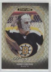 Gerry Cheevers [Portrait] #100 Hockey Cards 2020 Upper Deck Stature Prices