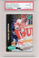 Nicklas Lidstrom [Niklas French] #37 Hockey Cards 1991 Parkhurst Prices