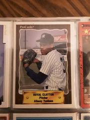 Royal Clayton Baseball Cards 1990 Procards Prices