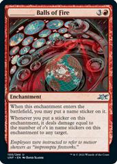 _____ Balls of Fire Magic Unfinity Prices