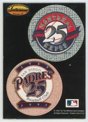 Montreal Expos/ San Diego Padres Baseball Cards 1993 Ted Williams Co. Pogs Prices