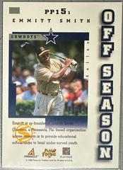 Back Of Card | Emmitt Smith Football Cards 1998 Panini Score Showcase