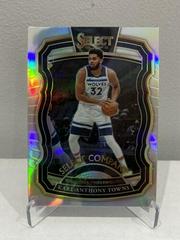 Karl-Anthony Towns [Silver Prizm] #18 Basketball Cards 2020 Panini Select Company Prices