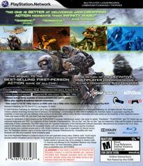 Back Cover | Call of Duty Modern Warfare 2 Playstation 3