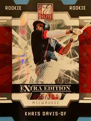Khris Davis [Status] #123 Baseball Cards 2009 Donruss Elite Extra Edition Prices