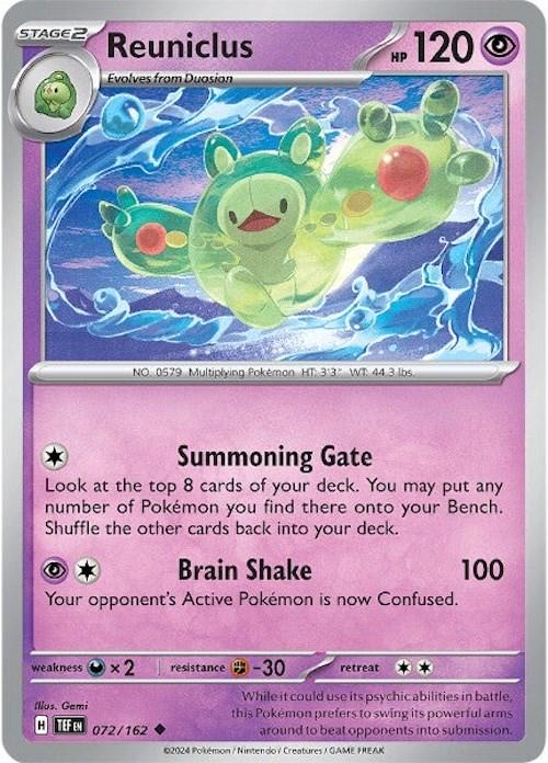 Reuniclus 72 Prices Pokemon Temporal Forces Pokemon Cards