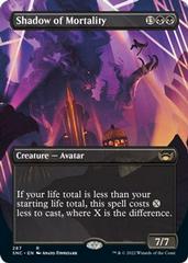 Shadow of Mortality [Borderless Foil] Magic Streets of New Capenna Prices