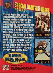 Back | Sabertooth & Rogue Marvel 1994 Ultra X-Men Team Triptych