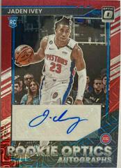 Jaden Ivey #ROA-JIV Basketball Cards 2022 Panini Donruss Optic Rookie Autographs Prices
