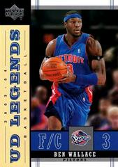 Ben Wallace #22 Basketball Cards 2003 Upper Deck Legends Prices