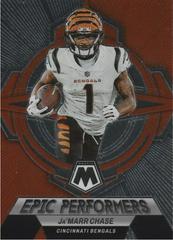 Ja'Marr Chase #EP-JC Football Cards 2023 Panini Mosaic Epic Performers Prices