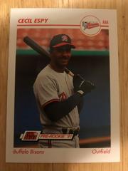 Cecil Espy #27 Baseball Cards 1991 Impel Line Drive Prices