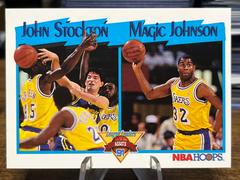 Assists Leaders J.Stockton, M.Johnson #312 Basketball Cards 1991 Hoops Prices
