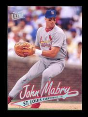 John Mabry Baseball Cards 1997 Ultra Prices