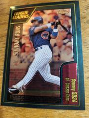 S. Sosa, T. Glaus #317 Baseball Cards 2001 Topps Chrome Prices