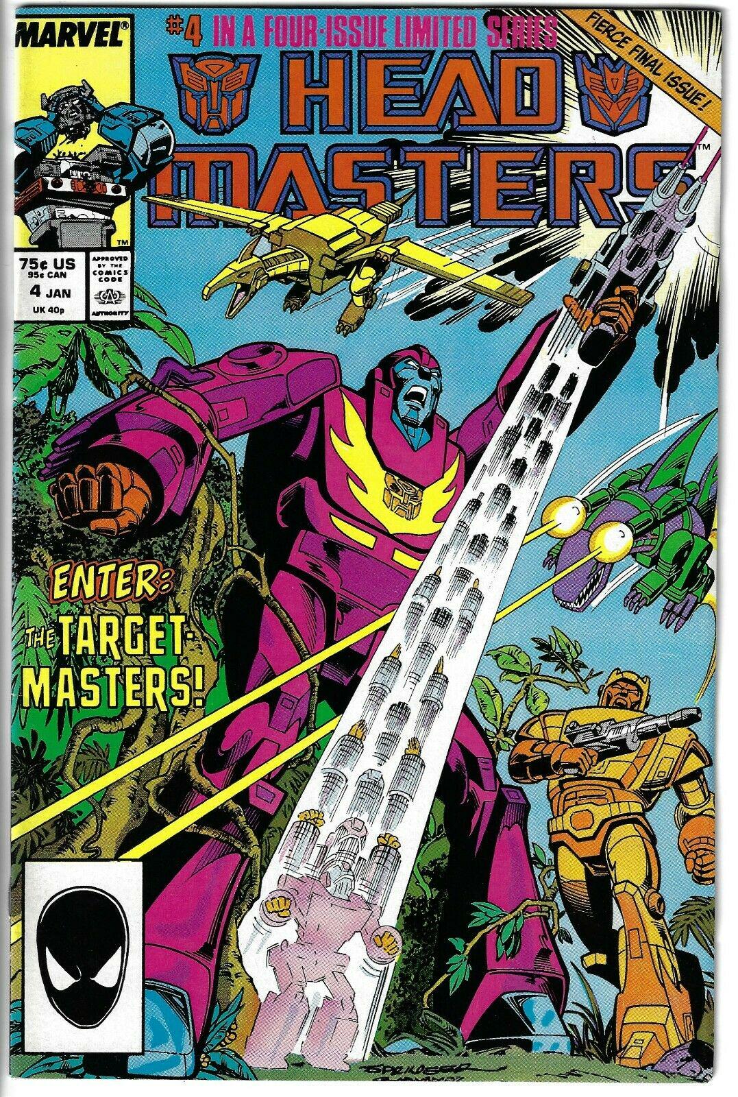 The Transformers: Headmasters #4 (1988) Comic Books The Transformers: Headmasters