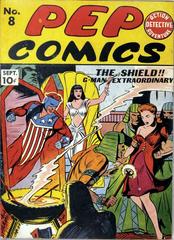 Pep Comics #8 (1940) Comic Books PEP Comics Prices
