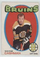 Wayne Cashman #129 Hockey Cards 1971 O-Pee-Chee Prices