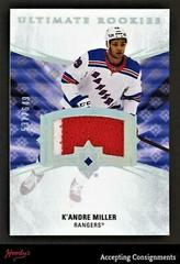 K'Andre Miller [Jersey] #127 Hockey Cards 2020 Ultimate Collection Prices