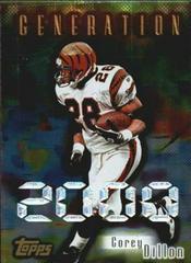 Corey Dillon #GE3 Football Cards 1998 Topps Generation 2000 Prices