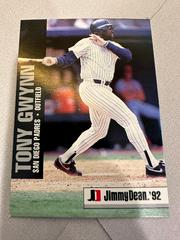 Tony Gwynn #13 Baseball Cards 1992 Jimmy Dean Prices