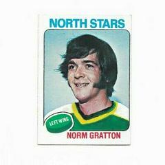 Norm Gratton Hockey Cards 1975 Topps Prices
