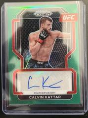 Calvin Kattar [Green] Ufc Cards 2022 Panini Prizm UFC Signatures Prices