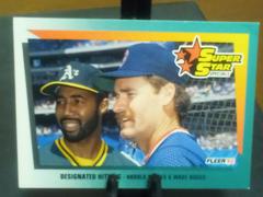 Designated Hitters [H. Baines, W. Boggs] #707 Baseball Cards 1992 Fleer Prices