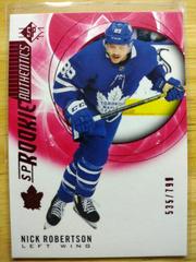 Nick Robertson [Red] Hockey Cards 2020 SP Prices