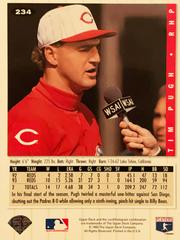Rear | Tim Pugh [Silver Signature] Baseball Cards 1994 Collector's Choice