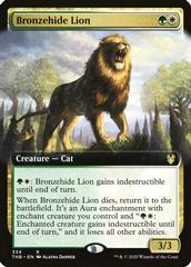 Bronzehide Lion [Extended Art] Magic Theros Beyond Death Prices